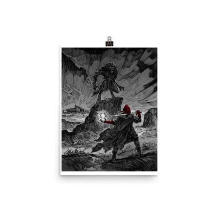 The Lycan - Illustrated Art Print
